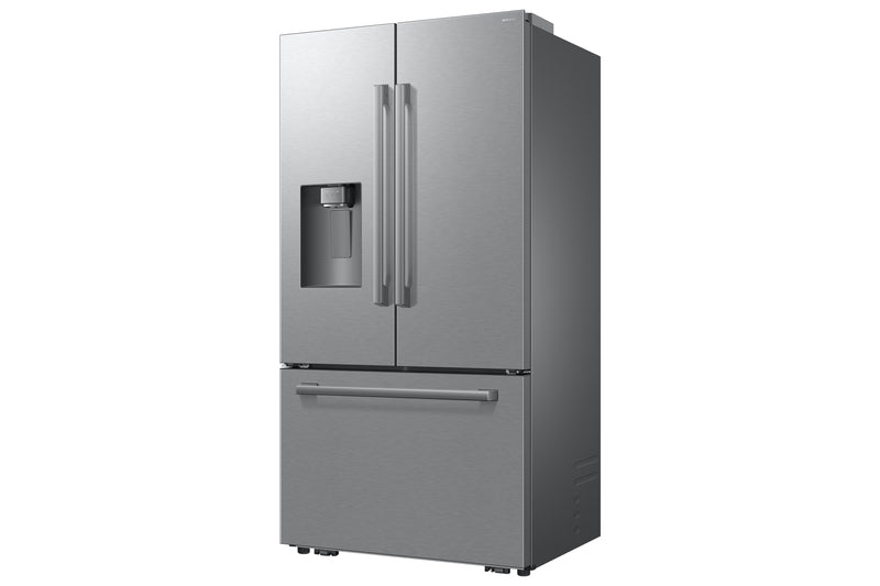 Réfrigérateur Bespoke de Samsung de 29 pi3 et de 35,88 po à portes françaises avec IA - noir - RF70H30GERAA