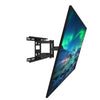 Kanto SDX600 Full Motion Anti-Theft Security TV Mount for 37-inch to 65-inch TVs, Black | Support mural de securite antivol Kanto SDX600 a mouvement complet pour televiseurs de 37 a 65 pouces, noir