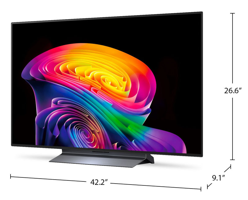Téléviseur intelligent DELO LG C6 4K de 48 po avec webOS (OLED48C6PUA.ACC) - modèle 2026