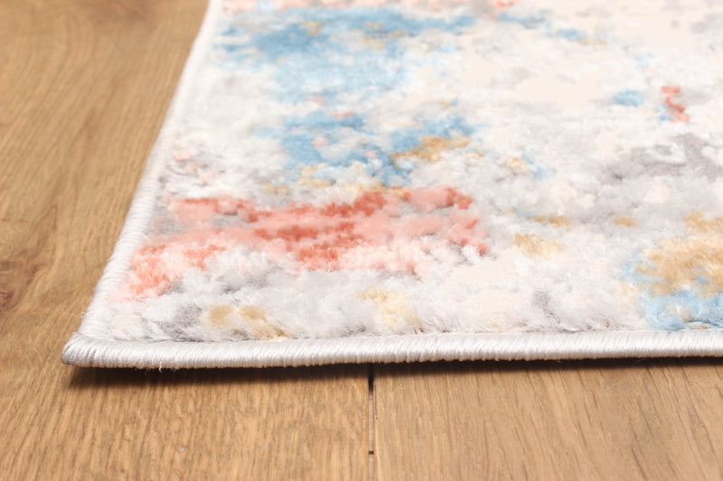 Tapis Contemporain/Moderne Bronte 5'0\" x 8'0\" en Ivoire