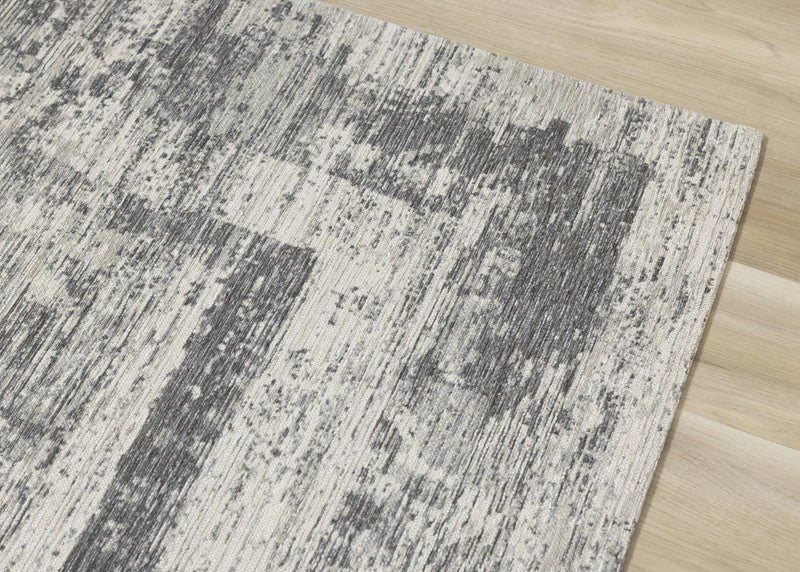 Tapis Kylie bordures gris delave, 7'10\" x 10'10\"