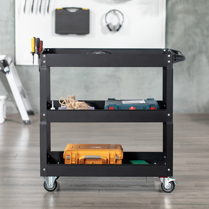 Durhand Chariot A Outils Roulant A 3 Niveaux, Chariot Utilitaire