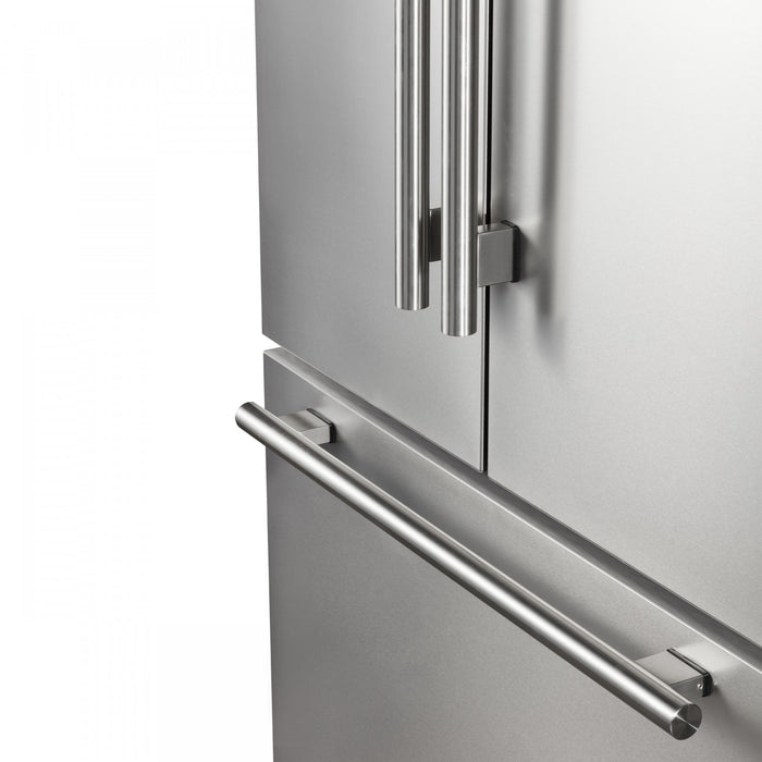 Refrigerateur Rivello de 36 po en acier inoxydable a portes francaises, certifie Energy Star – FFFFD1783-36S