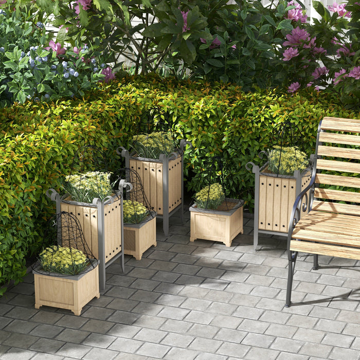 Outsunny Lot De 12 Cloches Pour Proteger Les Plantes Contre Les Animaux