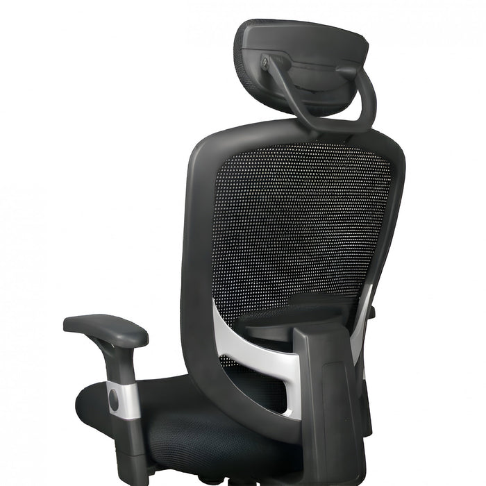 TygerClaw Fauteuil de Bureau Ergonomique en Maille a Dossier Haut avec Appui-tete