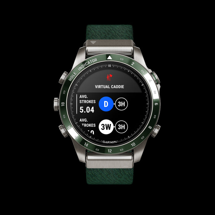 Garmin Marq® Golfer (gen 2) Montre Connectee De Luxe - Navigation Avec Ecran Amoled Et Boitier En Titane