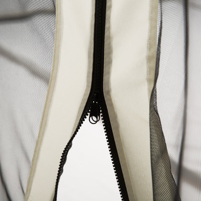 Outsunny Moustiquaire De Rechange Pour Gazebo 10' X 13' Murs D'ecran Noirs Pour Auvent Avec Fermetures Eclair Pour Les Fetes Et Les Activites De Plein Air