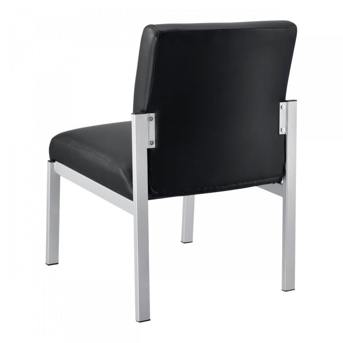 TygerClaw Chaise d'Invite a Dossier Bas avec Assise Confortable pour Toute la Journee