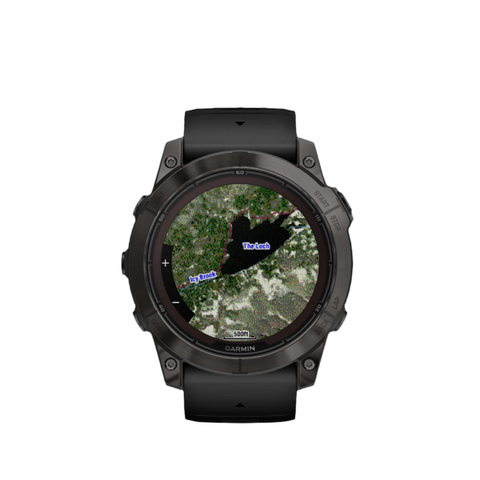 Garmin Fenix® 7x Pro Gps Smartwatch - Surveillance De La Sante Avec Chargement Solaire, 51 Mm - Gris Carbone