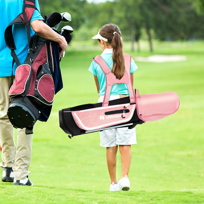 Ultimate Kids Golf Practice Set Junior Complete Golf Club Set Pour Enfants Ages De 8 A 10 Ans