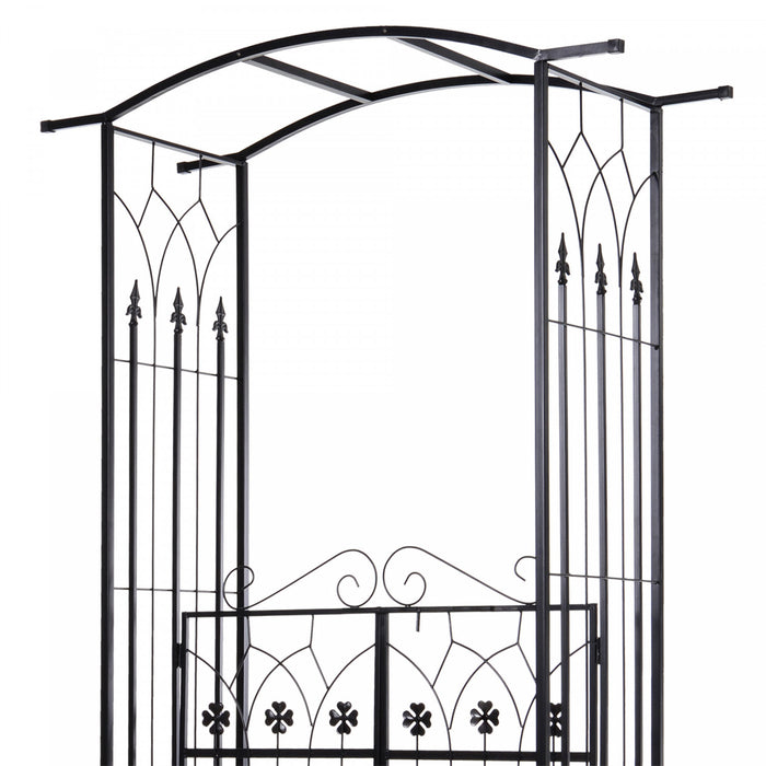 Outsunny Arbor Decoratif Pour Plantes Grimpantes