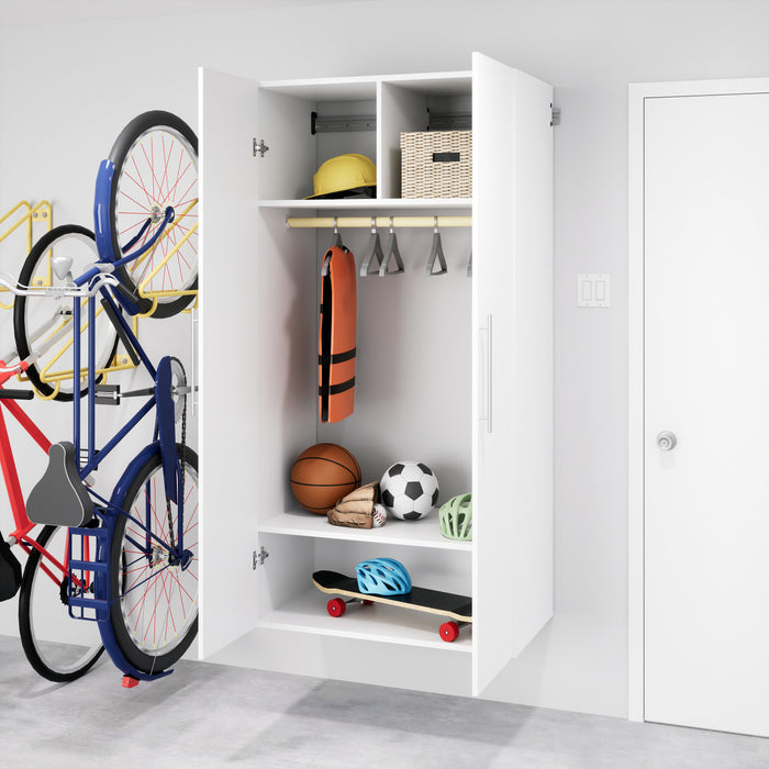 Hangups Armoire-penderie De Rangement A 2 Tablettes – Blanc