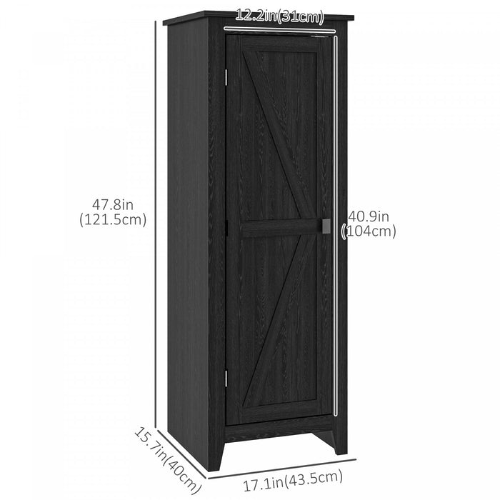 HOMCOM Garde-manger de cuisine autoportant, armoire de rangement