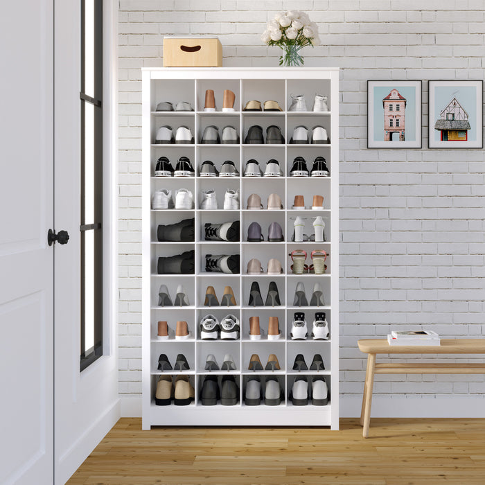Support de rangement de Prepac pour 40 paires de chaussures - blanc