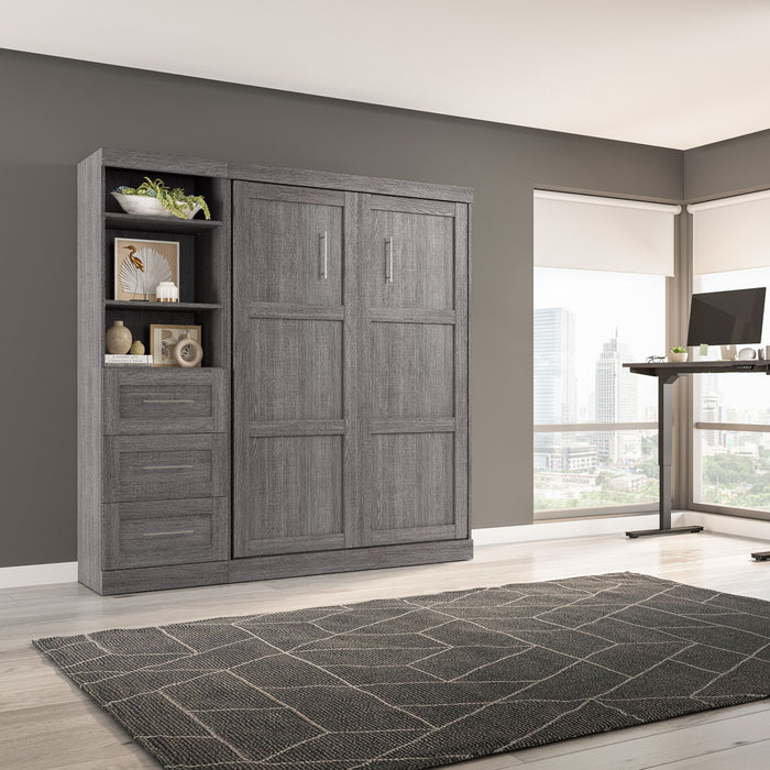 Kentaro Oak Lit double escamotable 160x190cm armoire murale en bois Kentaro Oak Lit double escamotable 160x190cm armoire murale en bois