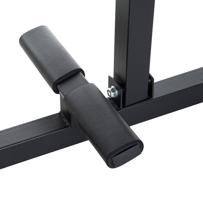 Soozier Machine De Presse De Jambe En Acier Machine D'elevation Assise Noir