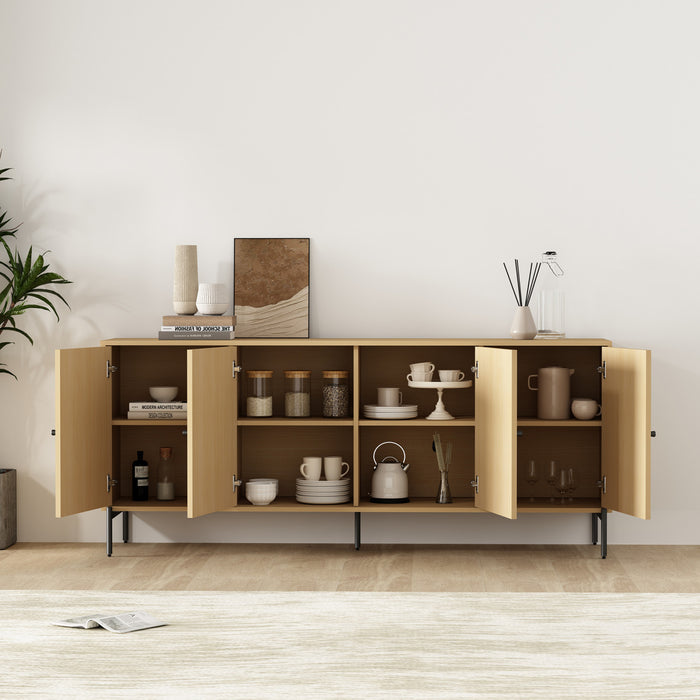 Buffet moderne Magnolia 71\" en chene clair