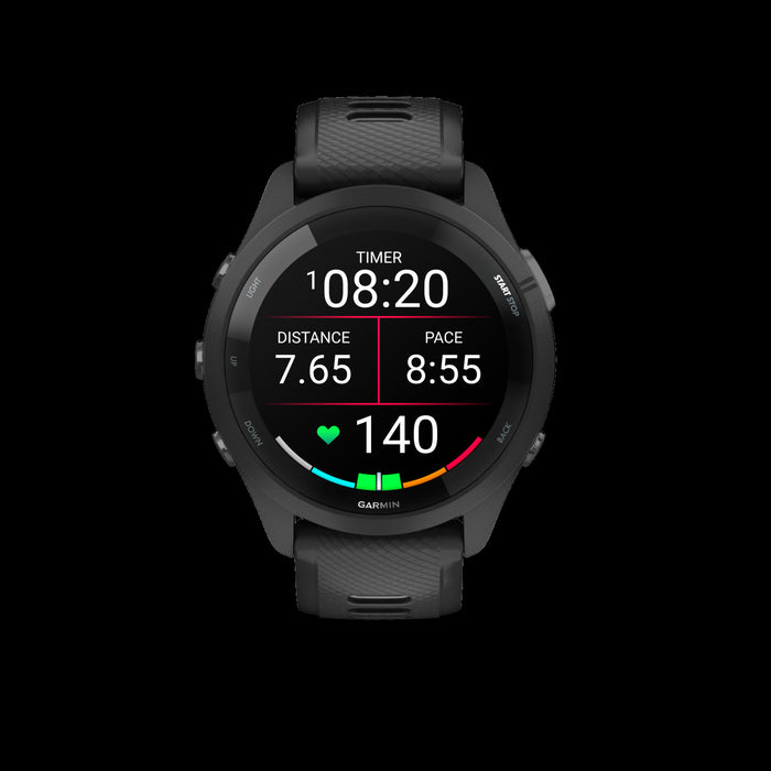 Garmin Forerunner® 265 Montre Gps Intelligente - Suivi De Fitness Avec Gps Multi-bande - Noir
