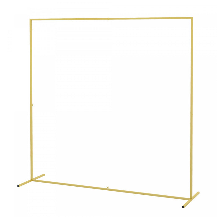 Outsunny 6.6ft X 6.6ft Or Mariage Arch Toile De Fond Stand Pour La Fete