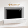 HOMCOM 71" Floating TV Stand for TVs up to 72 Inch, White