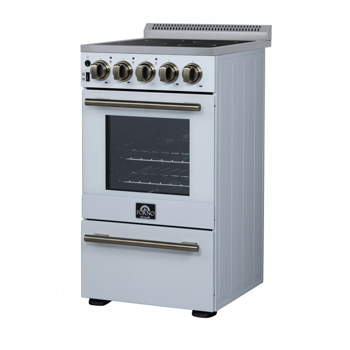 Cuisiniere electrique Pallermo de 20 po, blanche, capacite totale de 2,05 pi³ - FFSEL6051-20WHT