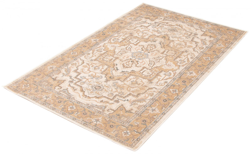 Carpette Stassie ivoire - 5 pi 0 po x 8 pi 0 po   