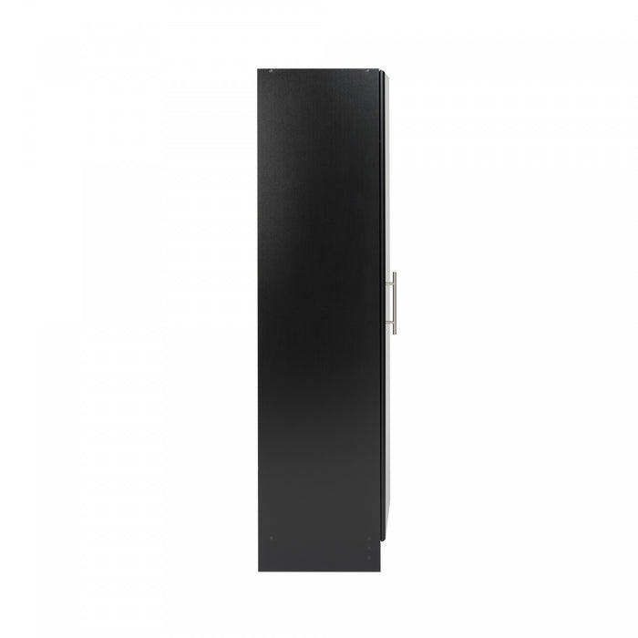 Armoire étroite Elite de 16 po - noire