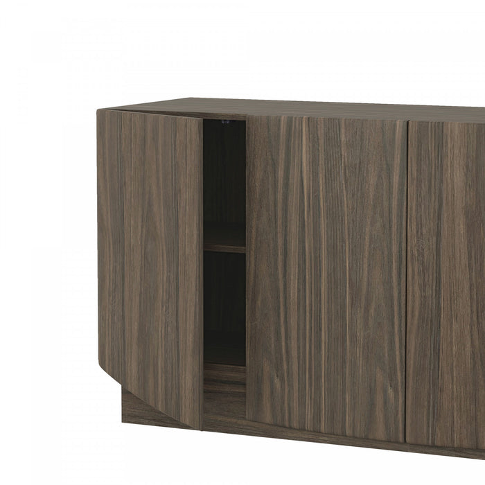 Buffet contemporain Ardea 60\" en noyer