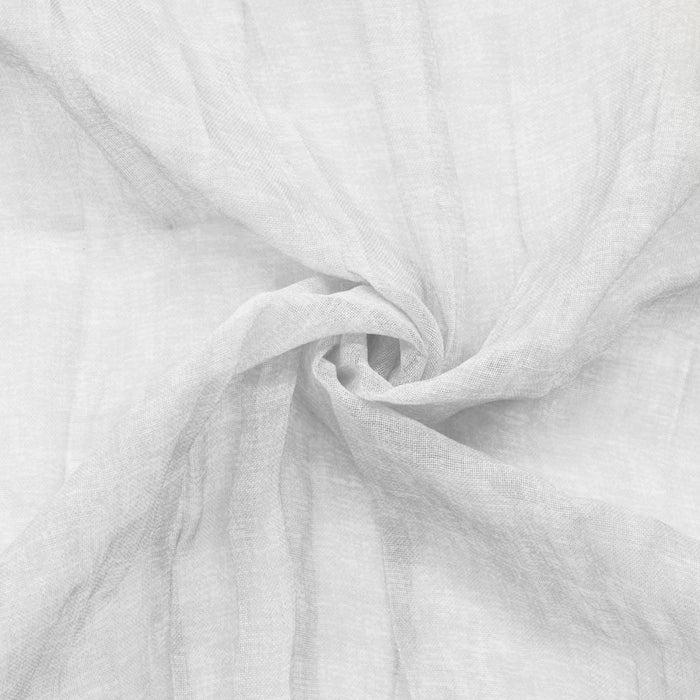 Panneau de rideau transparent Paloma abricot à double têtes d’Habitat - 52 x 108