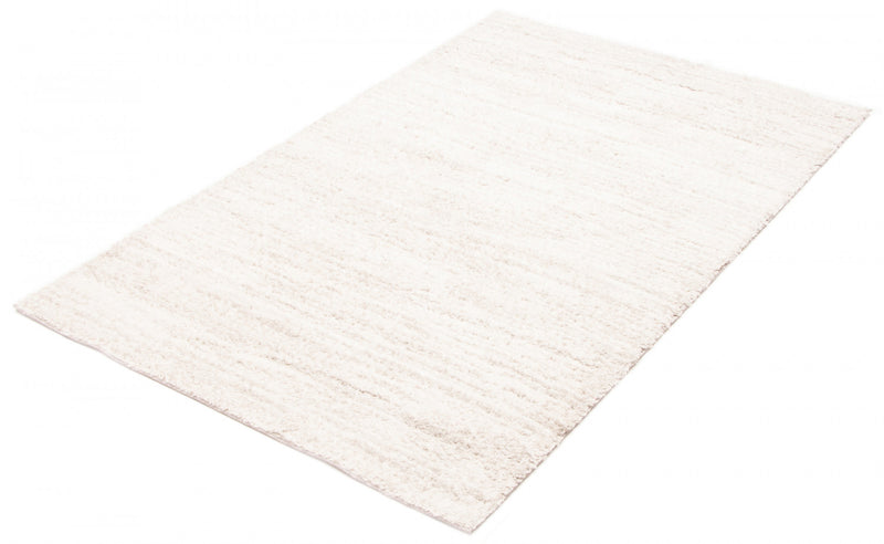Carpette Yeti ivoire et grise - 5 pi 0 po x 8 pi 0 po 
