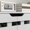HOMCOM Shoe Storage Cabinet with 5-tier Cupboard and 5 Open Shelves