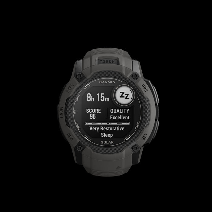 Garmin Instinct® 2x Solar Gps Smartwatch - Suivi De La Sante Et De La Condition Physique Avec Gnss Multi-bande - Graphite