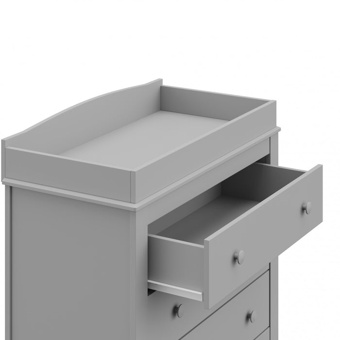Graco Noah 3 Commode a tiroirs avec dessus a langer - Gris galet