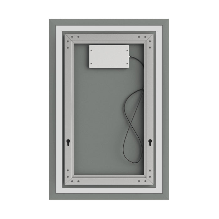 Miroir Frielle de 32 po argenté