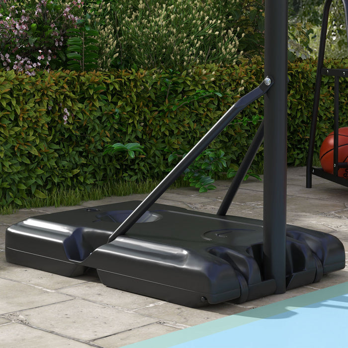 Soozier Panier De Basket-ball De 6 A 7 Pi Panneau Arriere Incassable De 28\"