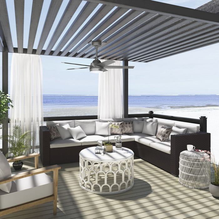 Ventilateur de plafond Skyflow avec luminaire - Gris