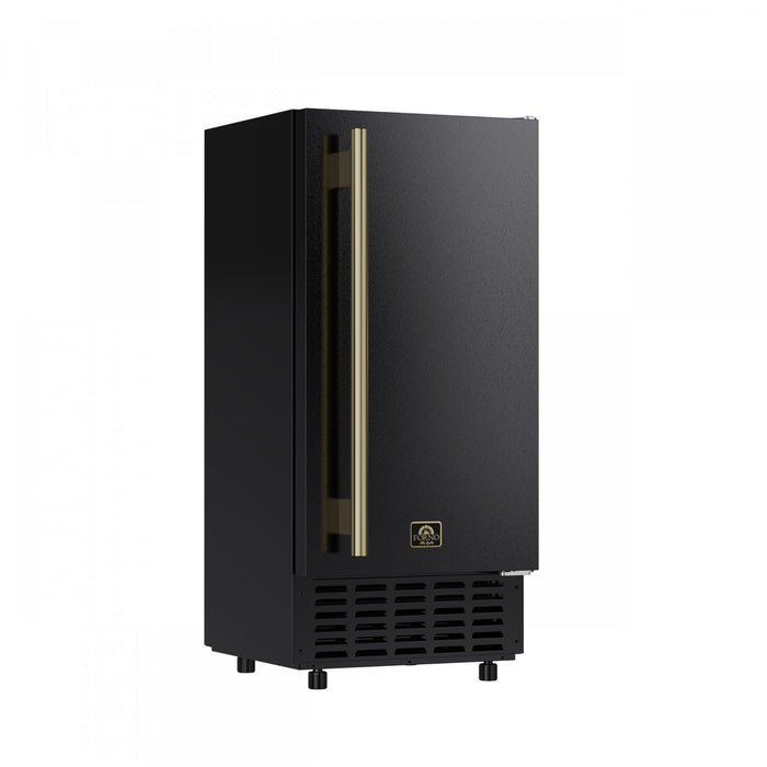 Cristallo Machine a glacons de 15 pouces autonome/sous le comptoir, 66,1 lb, noir - FIMBI7307-15BLK
