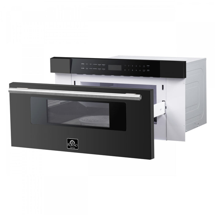 Tiroir micro-ondes Capoliveri 30 pouces, noir, 1,2 pi³ - FMWDR3000-30BLK