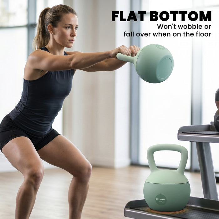 Soozier Kettlebell 22lb, Poids pour Entrainement de Force