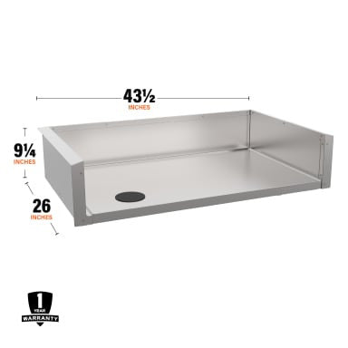 Blackstone 36\" Plaque de cuisson a poser avec Veste isolante / Kit de garniture - 6430
