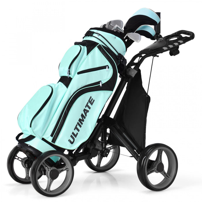 Chariot De Golf 4 Roues Goplus