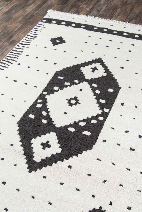 Tapis Contemporain Lyra 9'10\" x 12'10\" en Ivoire