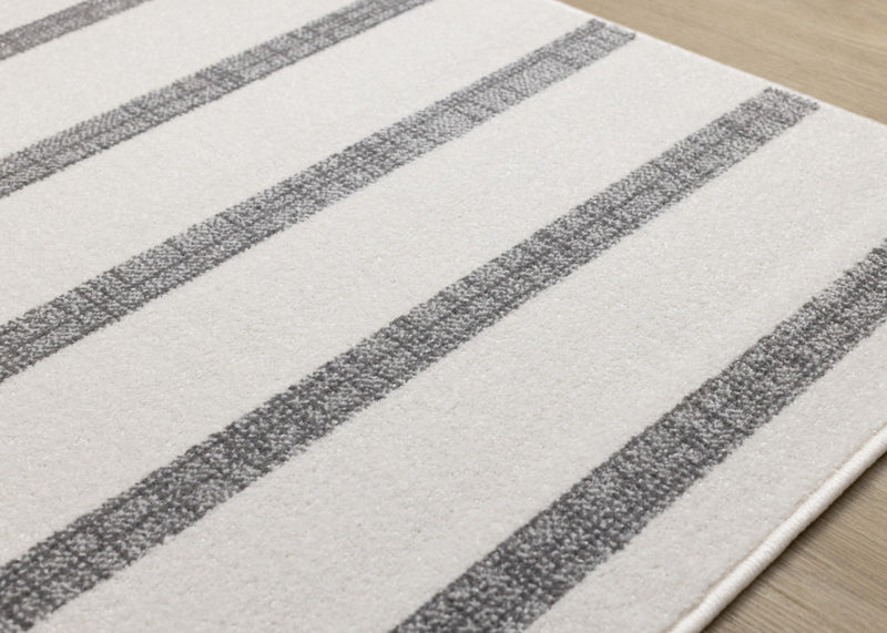 Tapis Covington Raye Gris Blanc, 7'10\" x 10'6\"
