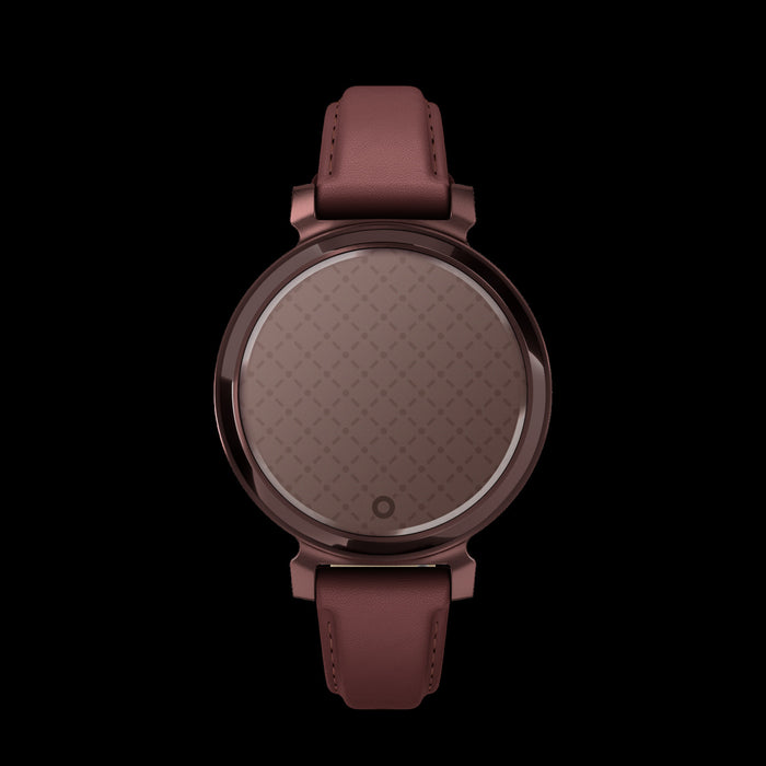 Garmin Lily™ 2 Montre Connectee - Suivi De La Sante Avec Lentille A Motif Elegant, Ecran Tactile - Bronze Fonce