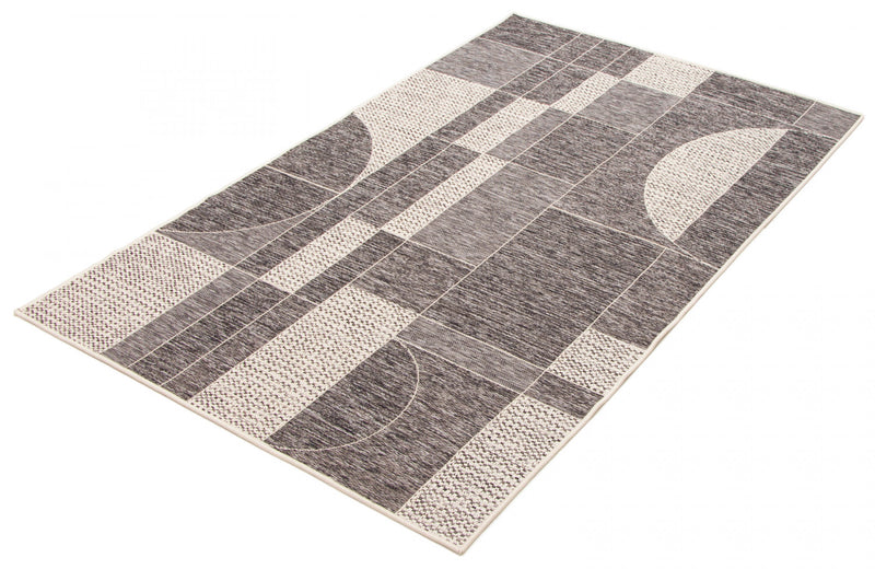 Carpette Bodhi grise - 5 pi 0 po x 8 pi 0 po