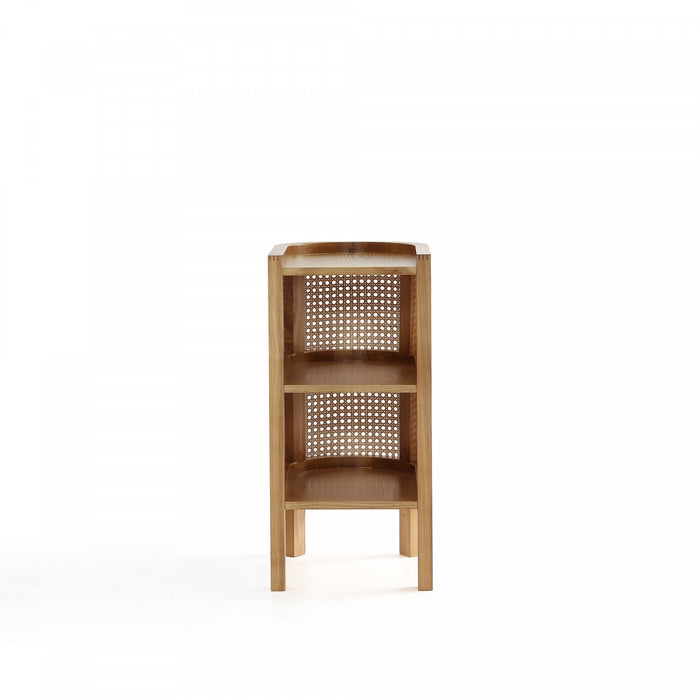 Table d’appoint chic industriel Versailles en naturel - Lot de 2