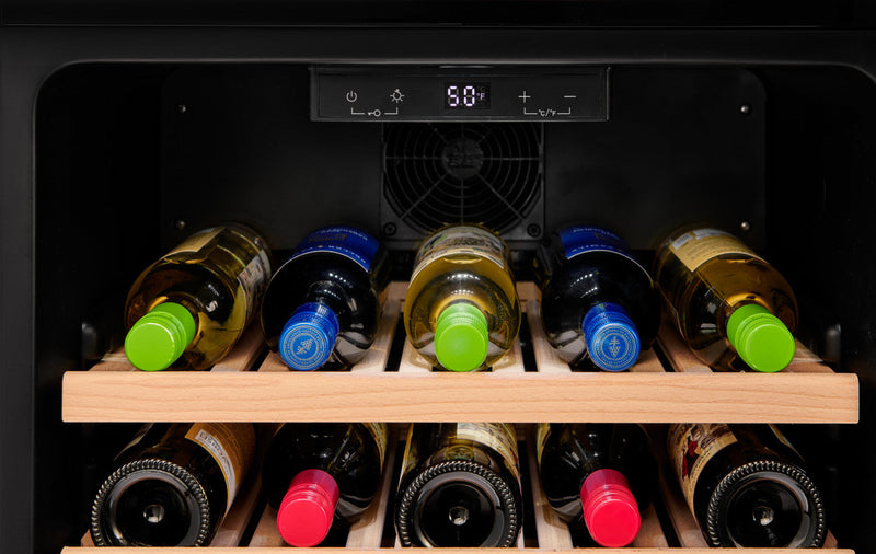 Refroidisseur à vin amovible iio pour 30 bouteilles - IFF2-WS30-LB-V