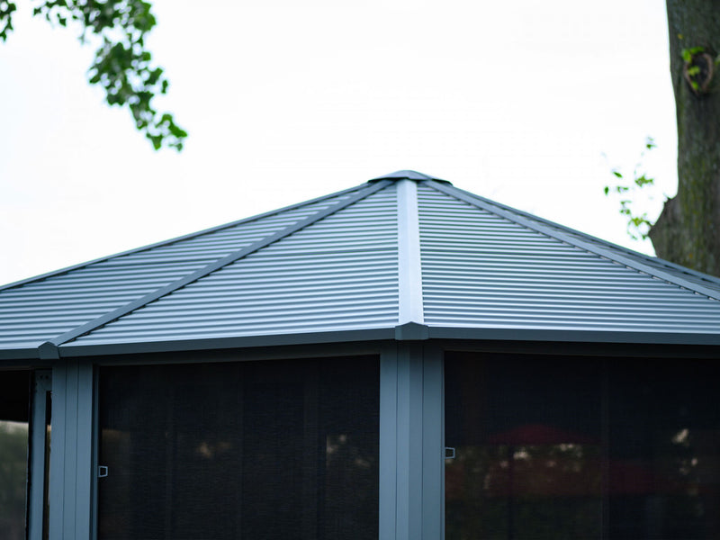 Gazebo Penguin Florence - Solarium 12x15 Toit d'acier
