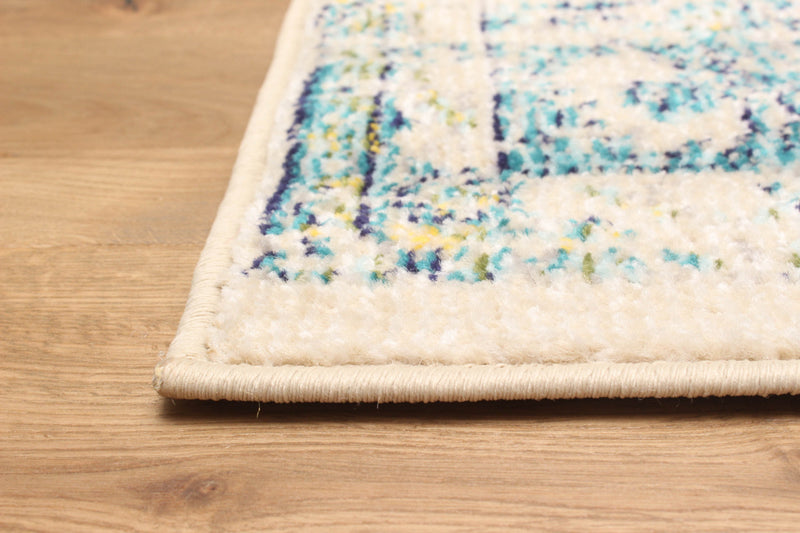 Tapis Traditionnel Daria 8'0\" x 10'0\" en Bleu