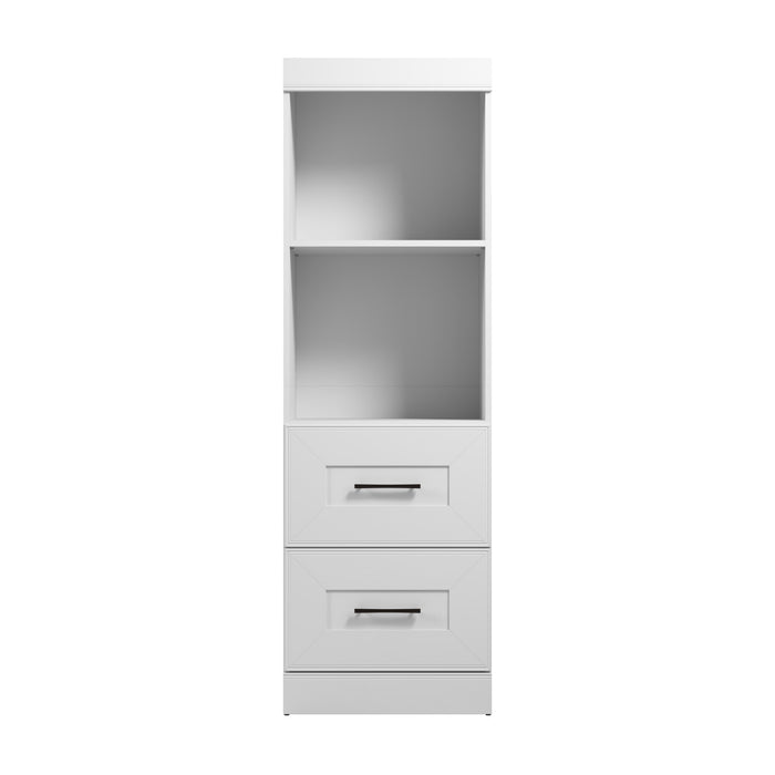 Organisateur de garde-robe Edge de Bestar de 25 po (L) avec tiroirs - blanc